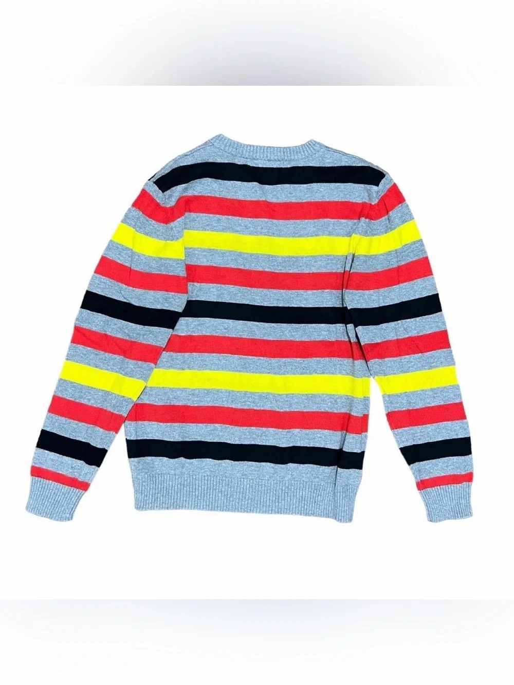 NWT Vintage St. George by Duffer Boys Striped Knit Cotton Sweater Size Age 9-10